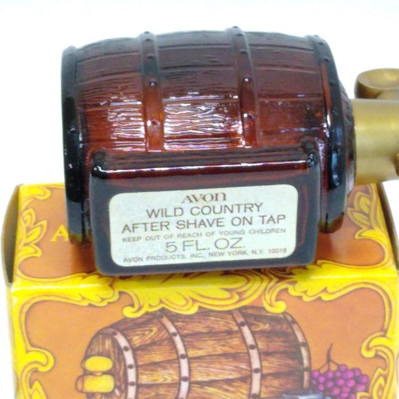 Avon Wild Country After Shave On The Tap Bottle (Empty) & Box - Picture 11 of 11